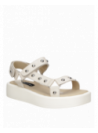 Sandalia Mujer G257 Pollini blanco