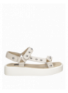Sandalia Mujer G257 Pollini blanco