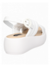 Sandalia Mujer G301 Pollini blanco