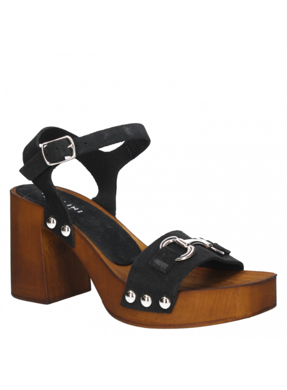 Sandalia Mujer G313 Pollini negro