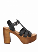 Sandalia Mujer G310 POLLINI negro
