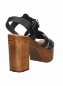 Sandalia Mujer G310 POLLINI negro