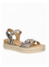Sandalia Mujer G218 POLLINI piton