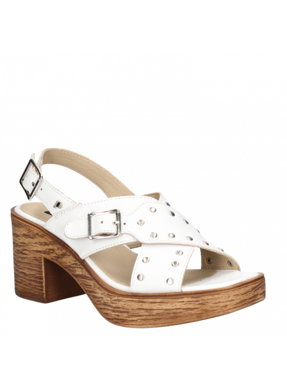 Sandalia Mujer G286 POLLINI blanco