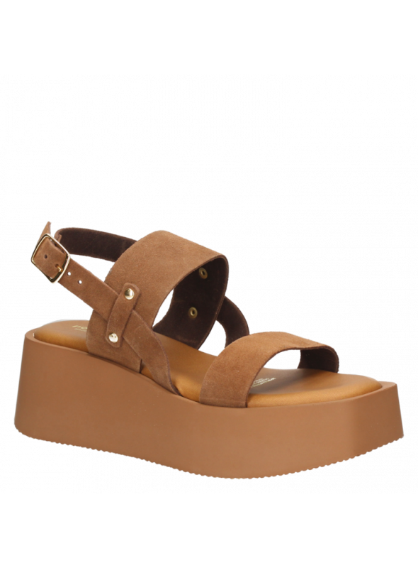Sandalia Mujer G322 POLLINI camel
