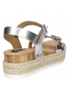 Sandalia Mujer G218 POLLINI plata