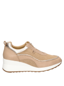 Zapatilla Mujer D213 POLLINI beige