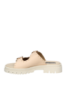 Sandalia Mujer G224 POLLINI beige