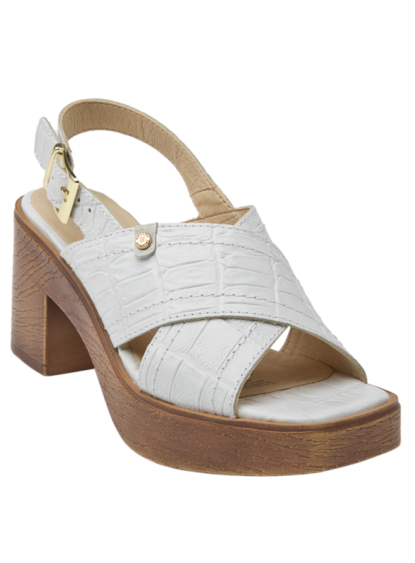 Sandalia Mujer I170 POLLINI blanco