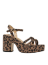 Sandalia Mujer I287 POLLINI animal print
