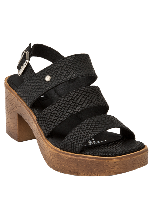 Sandalia Mujer G285 POLLINI negro