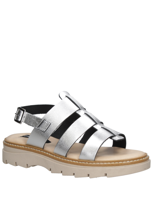 Sandalia mujer K296 Pollini Plata