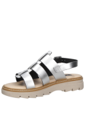 Sandalia mujer K296 Pollini Plata