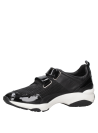 zapatilla negra casual de mujer Pollini C101, tendencia en moda urbana femenina