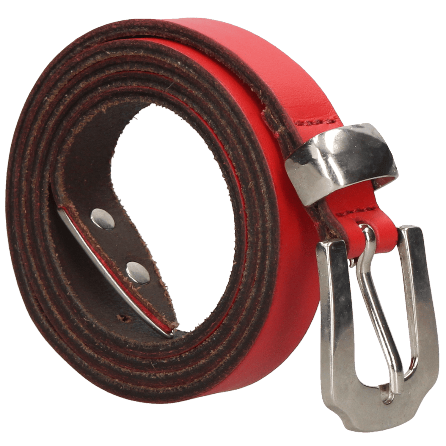 Broches Para Ropa Mujer Cinturón De Cuero Italiano Para Mujer LUNA - Elegante, 2.5 Cm De Ancho, Fabricado En Francia Accesorio Piel Mujer