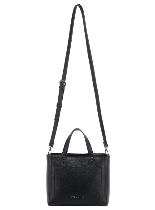 Bolso negro casual para ocasiones profesionales o eventos nocturnos.
