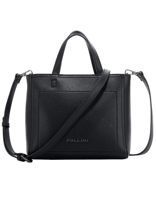 Bolso negro casual para ocasiones profesionales o eventos nocturnos.