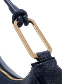Tote bag azul para mujer de PU graneado, diseño elegante y funcional, estilo casual.