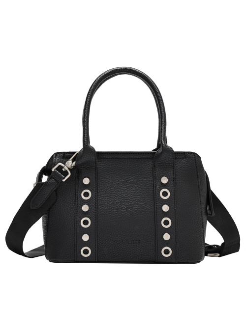 Bandolera negra ideal para un look desenfadado y funcional.