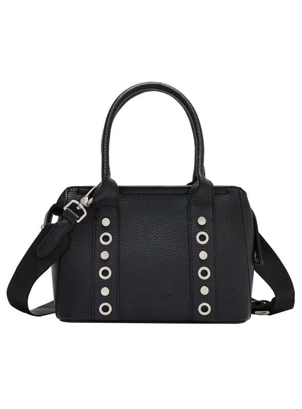 Bandolera negra ideal para un look desenfadado y funcional.