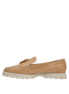 Mocasín camel de cuero con forro 1st Grade Pigskin para comodidad y respirabilidad.