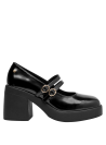 Zapatos casuales de cuero negro para mujer, diseñados para brindar comodidad y estilo en cada paso.