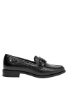 mocasín negro mujer de Pollini, diseño contemporáneo y versátil para diversas ocasiones.