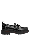 mocasín negro para mujer, estilo elegante, recomendado para brunch y actividades diarias, confeccionado en cuero.