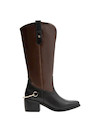 Bota casual para mujer en color negro, ideal para elevar tu estilo diario con comodidad.