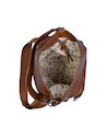 Bolso tote bag camel de mujer con textura suave, ideal para un estilo casual y funcional.