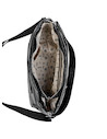 Bolso tote negro de mujer en PU graneado, estilo casual, ideal para uso diario y actividades laborales.