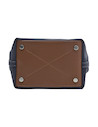 Bandolera azul de nylon para mujer, estilo casual, con detalles en PU, ideal para actividades diarias.