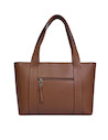 Tote bag mujer en sofisticado tono café, combina elegancia y funcionalidad para el día a día.