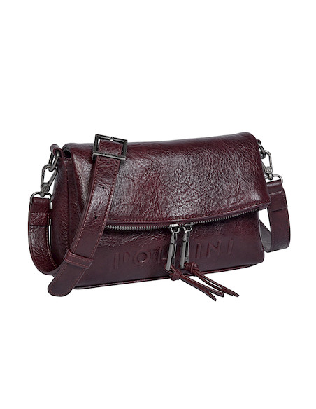 Bolso versátil de 31 x 14 x 37 cm con tres bolsillos para organización.