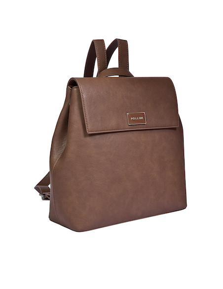 Mochila de mujer con estilo casual en color café