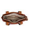 Bolso tote bag camel de mujer con diseño moderno y elegante, ideal para uso diario.