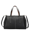 Bolso Pollini negro con strap ajustable, perfecto para jornadas laborales.