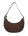 Cartera funcional de mujer en color moro, con medidas de 34 cm de ancho y 23 cm de alto.