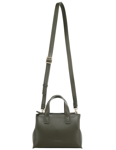 Estilo casual en color oliva, adaptable con strap extraíble y ajustable.