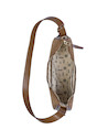 Cartera de mujer en tono camel, ideal para uso diario con correa ajustable.