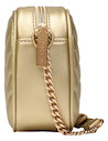 Bolso Pollini en color oro, perfecto para llevar lo esencial con estilo.