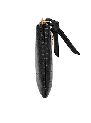 Billetera Pollini con diseño sofisticado, ideal para organizar tarjetas en un estilo moderno.