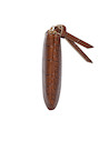 Billetera de mujer en color camel, estilo casual con hendiduras que realzan su tridimensionalidad.