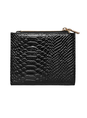 Billetera elegante de mujer en PU, destacando su diseño contemporáneo y funcionalidad.