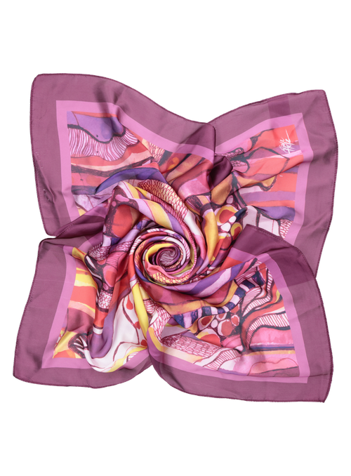 Pañuelo burdeos para mujer, estilo casual, ideal para looks modernos y sofisticados.