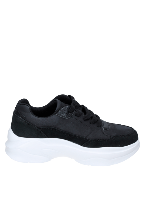 Zapatilla Mujer C164 Pollini negro