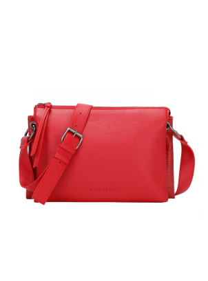 Bandolera Mujer F869 Pollini rojo