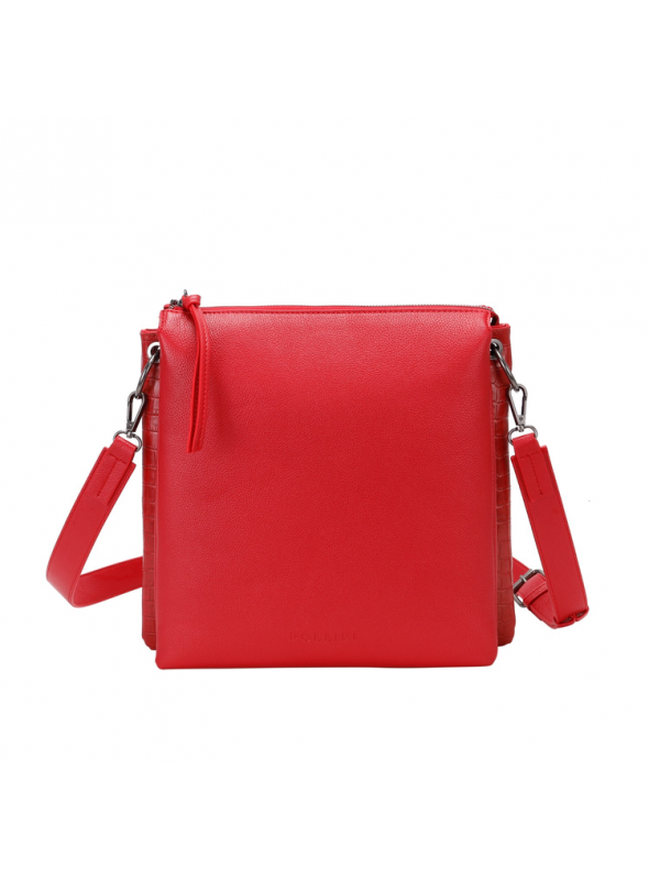Bandolera Mujer F871 Pollini rojo
